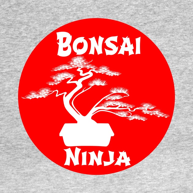 Lettering 'BONSAI NINJA' with bonsai tree by ThreeOClock